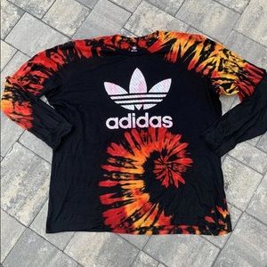 Adidas Berlin Tokyo trefoil tie dye shirt